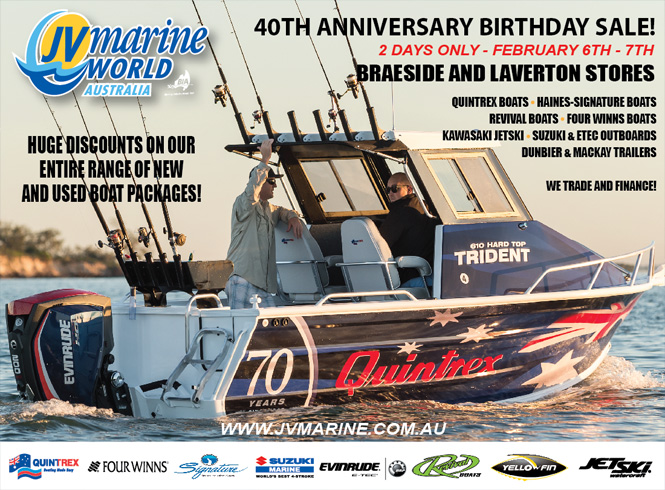 JV MARINE WORLD 40 YEAR ANNIVERSARY SALE