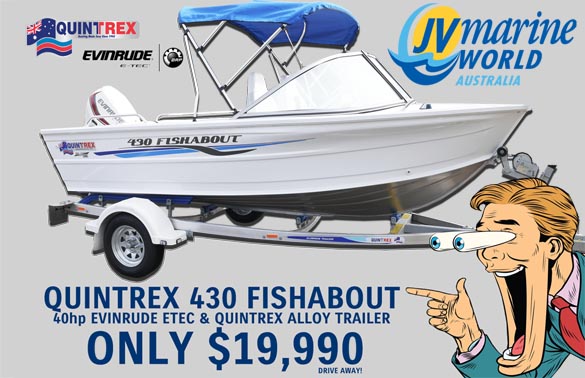 Quintrex Boats - Quintrex 430 Fishabout Special